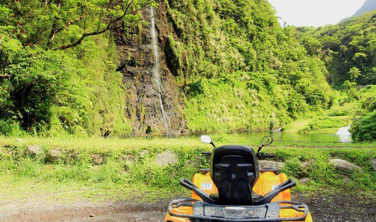 Activitée : balade en quad d'une demie jourée